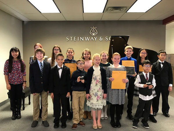 group of senior high participants in the classical festival