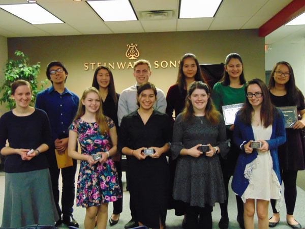 group of senior high participants in the classical festival